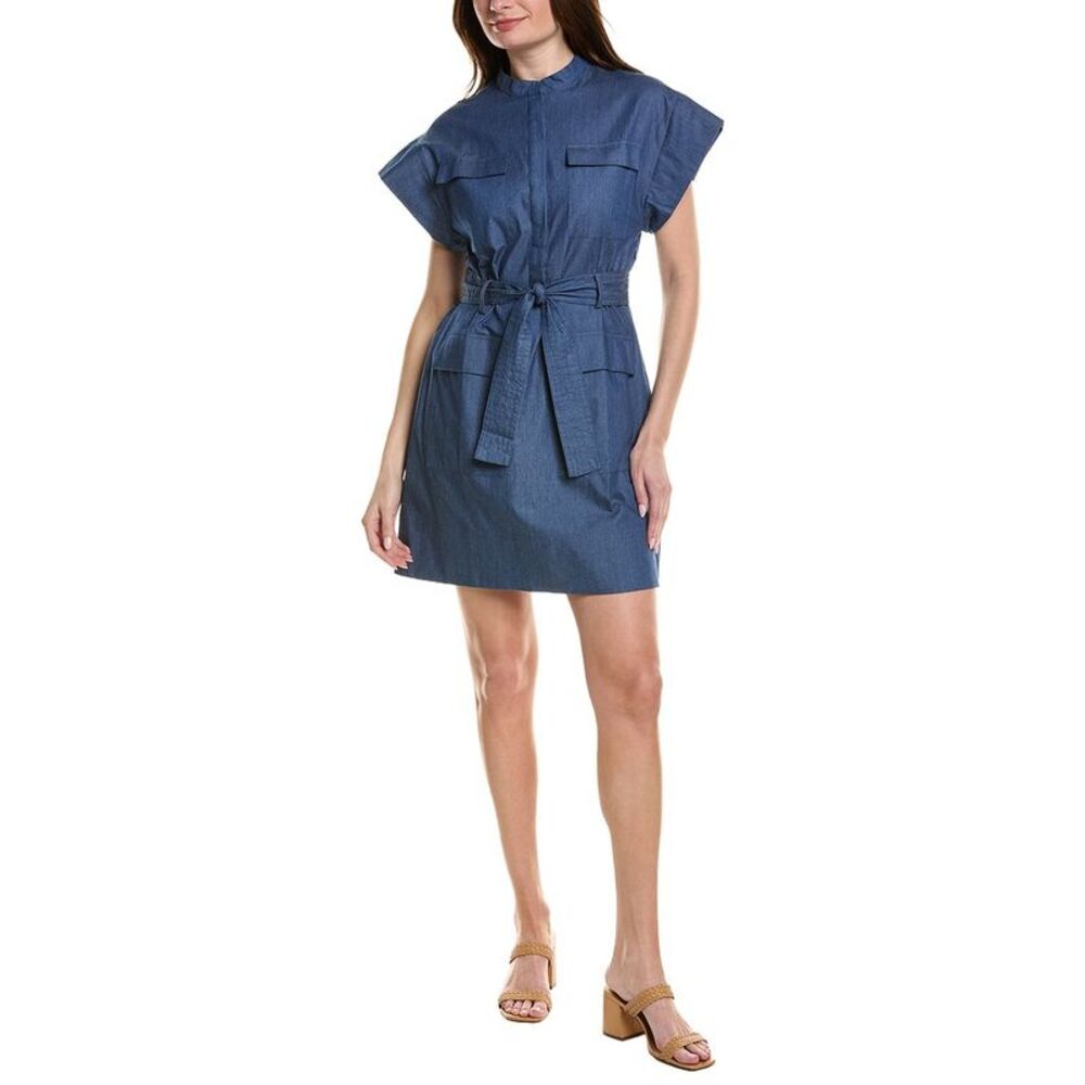 Tyler Böe Womens  Wendy Shirtdress, Navy